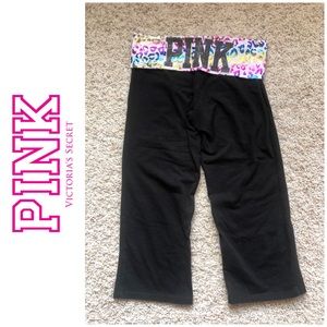 Pink Crop Leggings